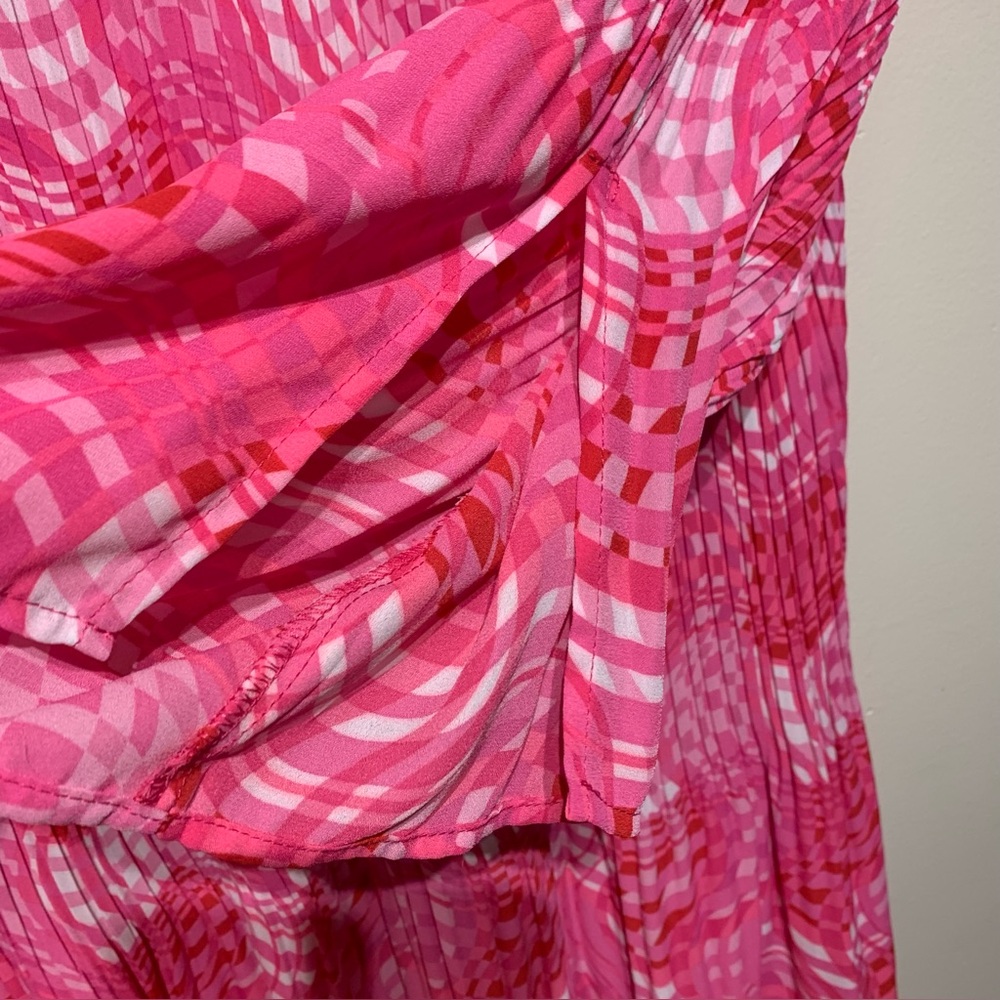 Vibrant Pink Button-Up Tunic - Picture 8 of 9